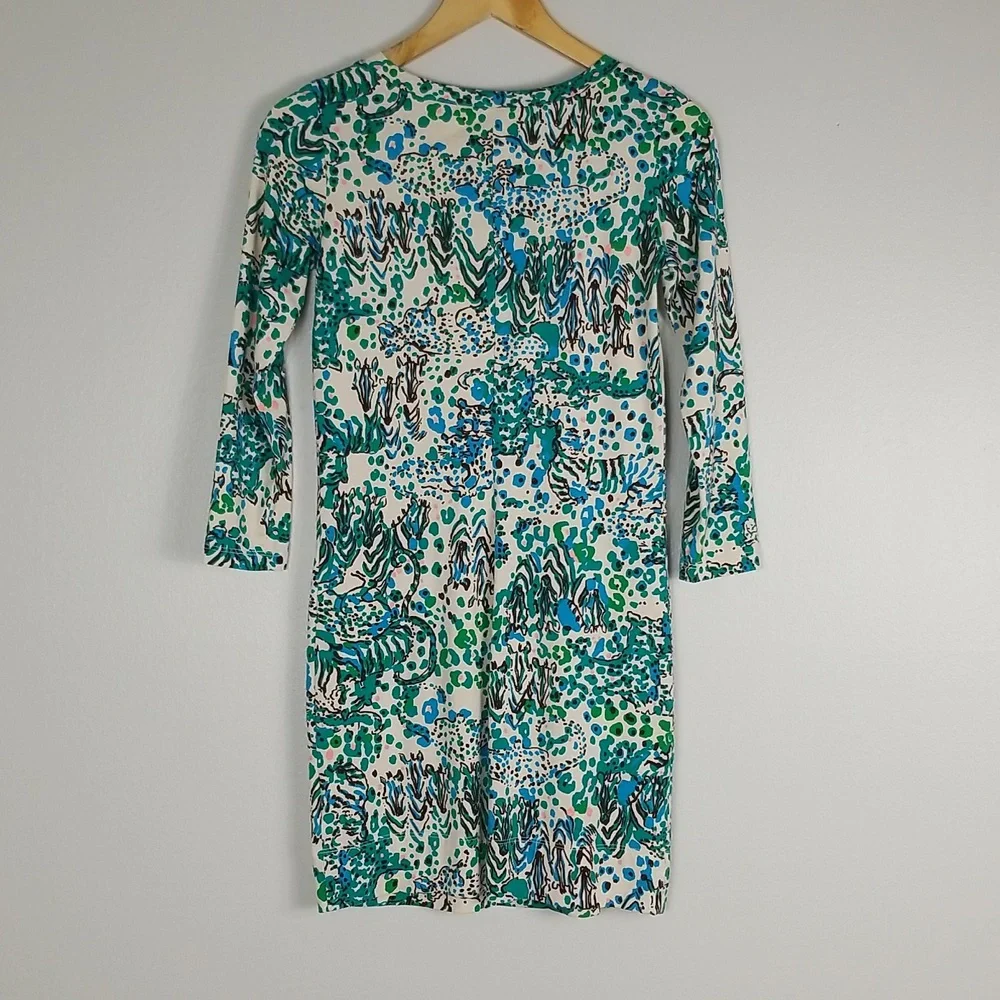 Lilly Pulitzer Corine Sea Oat Escapades Dress XS - Picture 4 of 14